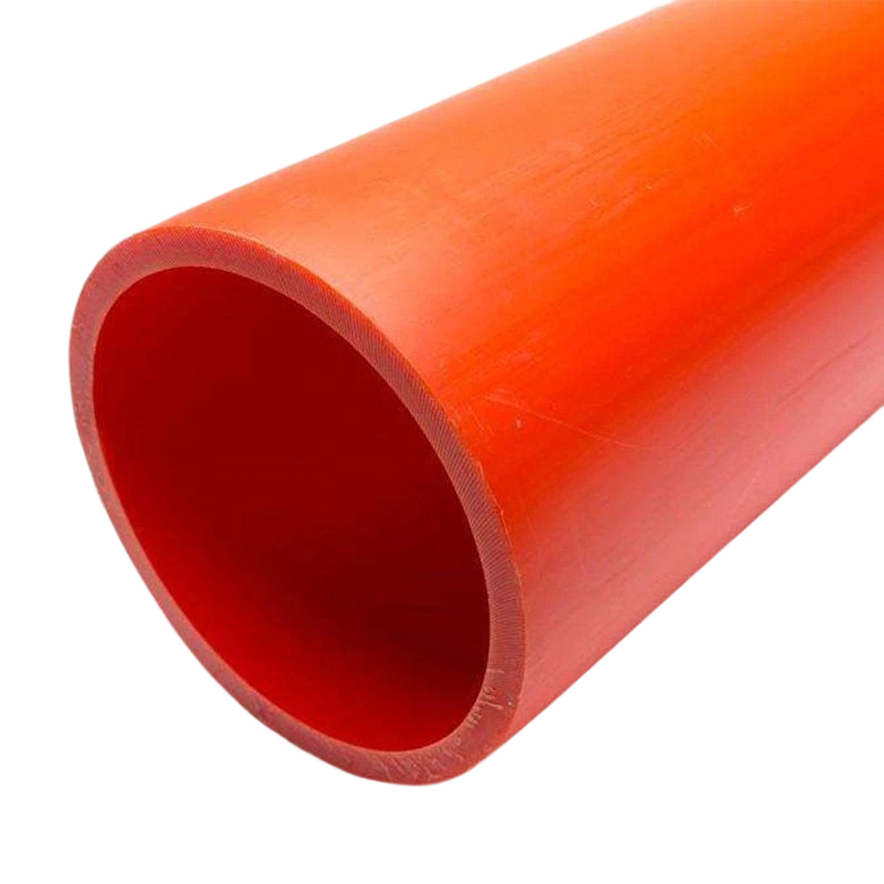 How does the smoothness of the inner wall of the MPP power cable protection tube affect cable threading?